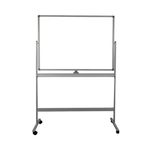 5 Star 1200 x 900mm Mobile Double Sided Magnetic Whiteboard FS668159