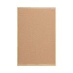 5 Star Cork Noticeboard Oak Effect Frame 1200x900mm FS669042
