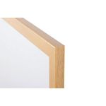5 Star Magnetic Drywipe Whiteboard Wood Frame 1800x1200mm FS669114