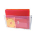 5 Star Unbreakable Wall Pocket Holder A4 Landscape Crystal FS677577