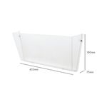 5 Star Unbreakable Wall Pocket Holder A3 Landscape Crystal FS677604