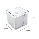 5 Star Memo Cube Notepad Holder Crystal FS677660