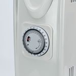 5 Star 9 Fin Oil Filled Radiator 2000W with Timer White FS677765