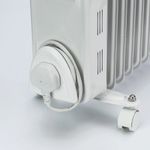 5 Star 9 Fin Oil Filled Radiator 2000W with Timer White FS677765