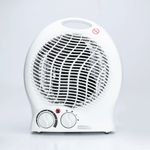 5 Star Upright Portable Fan Heater 2000W White FS677780