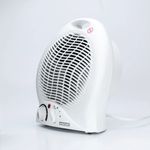 5 Star Upright Portable Fan Heater 2000W White FS677780