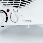 5 Star Upright Portable Fan Heater 2000W White FS677780