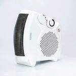5 Star Dual Position Portable Fan Heater 1000W/2000W White FS677783