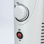 5 Star 5 Fin Mini Oil Filled Radiator 500W White FS677818