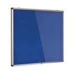 5 Star Glazed Fire Retardant Noticeboard 8x A4 Sheets Blue FS679333