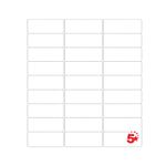 5 Star A4 Mini Sheet Labels 63.5x29.6mm Pack of 2700 FS679600