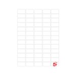 5 Star A4 Sheet Labels 38.1x21.2mm Pack of 6500 FS679676