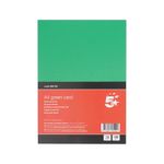 5 Star A4 Green Card x10 Cards 120 Cards in Total Pack of 12 FS680192