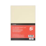 5 Star A4 Pastel Card x10 Cards 120 Cards in Total Pack of 12 FS680244