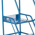 5 Star UK Domed Feet Punched 3 Tread Steps Blue FS687550