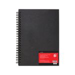 5 Star Hardback Spiral Sketchbook A3 Portrait 50 Sheets FS688011