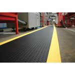5 Star Anti-Fatigue Diamond Mat 1.2 x 1m Black/Yellow FS712660
