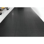 5 Star Wide Ribbed Runner Mat 0.9m x 10m x 3mm Black FS712748