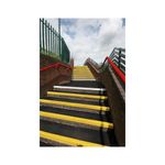 5 Star GRP Anti-Slip Stair Tread 1.5m x 345x55mm Black/White FS712810