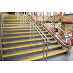 5 Star Anti-Slip Stair Nosing 1m x 55mm x 55mm Yellow FS712864