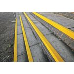 5 Star Anti-Slip Stair Nosing 1m x 55mm x 55mm Yellow FS712864