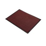 5 Star Entrance Door Mat 0.9 x 1m Black/Red FS712885