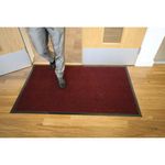 5 Star Entrance Door Mat 0.9 x 1m Black/Red FS712885
