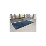 5 Star Washable Indoor Entrance Door Mat 0.85x1.2m Black/Blue FS712910