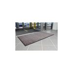 5 Star Washable Indoor Entrance Door Mat 1.15m Black/Steel FS712921