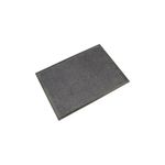 5 Star Washable Indoor Entrance Door Mat 0.85x1.2 Black/Steel FS712922