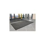5 Star Heavy Duty Ribbed Door Mat 0.8 x 1.2m Grey FS712951