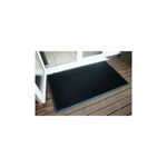 5 Star Fingertip Rubber Outdoor Door Mat 0.9 x 1.8m Black FS712963