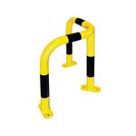Med Duty Corner Protect Guard Outdoor 600x500x500 Ylw/Blk FS780942
