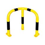 Med Duty Corner Protect Guard Outdoor 600x500x500 Ylw/Blk FS780942