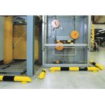 Collision Protection Bar for Indoor Use 86x400mm Ylw/Blk FS781321