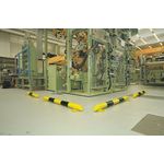 Collision Protection Bar for Indoor Use 86x800mm Ylw/Blk FS781727