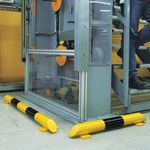 Collision Protection Bar for Indoor Use 86x1200mm Ylw/Blk FS782359