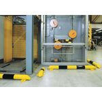 Collision Protection Bar for Indoor Use 86x1200mm Ylw/Blk FS782359