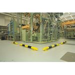 Collision Protection Bar for Indoor Use 86x1200mm Ylw/Blk FS782359
