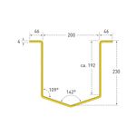 Traffic-Line Wall Mtd Cable/Hose Protect Out 500x292x230 Ylw FS783530