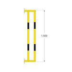 Traffic-Line Wall Mtd Ext Pipe Prot for Out 1500mm Ylw/Blk FS784551