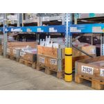 Traffic-Line Pallet Racking Protector Plastic 550x126x85 Ylw FS786777