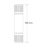 Traffic-Line Pallet Racking Protector Plastic 550x162x115 Ylw FS786807