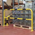 Traffic-Line Steel Hoop Guard for Indoor 1000x2000 Ylw/Blk FS790415