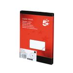 5 Star Multipurpose Labels Laser Copier Inkjet 105x148.5mm White (Pack of 400) 905017