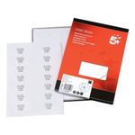 5 Star Address Labels Inkjet 99.1x38.1mm White (Pack of 1400) 905025