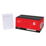 5 Star C4 Pocket Envelope Peel and Seal 100gsm 324x229mm White (Pack of 250) 906632