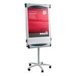 5 Star Executive Mobile Magnetic Easel fits A1 and Euro Pads Height Adjustable 906691