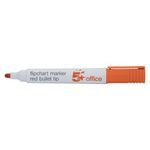 5 Star Flipchart Marker Bullet Tip Water-based 2mm Line Wallet Assorted (Pack of 4) 909922