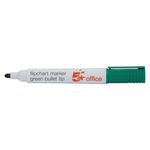 5 Star Flipchart Marker Bullet Tip Water-based 2mm Line Wallet Assorted (Pack of 4) 909922